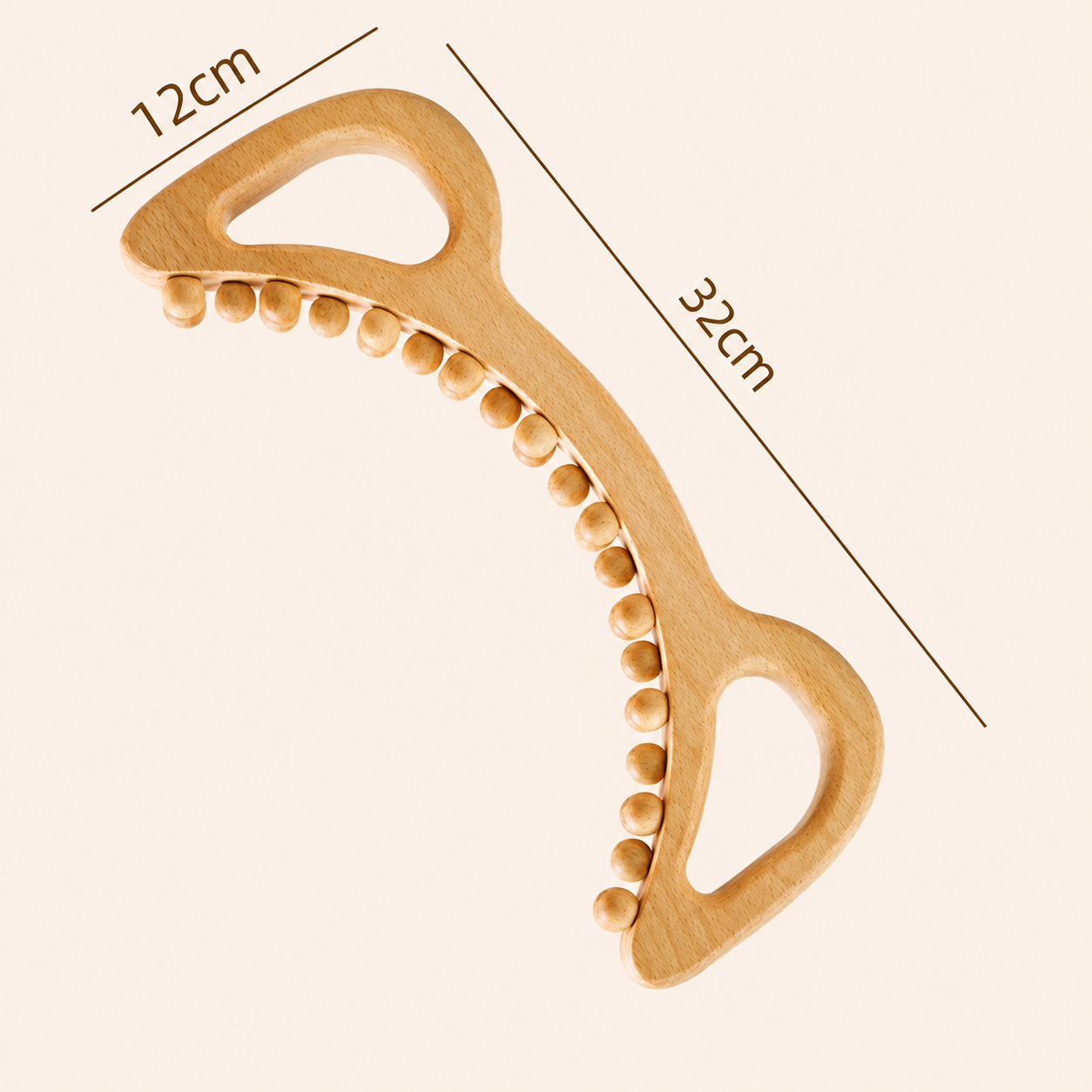 Arc de massage drainant en bois
