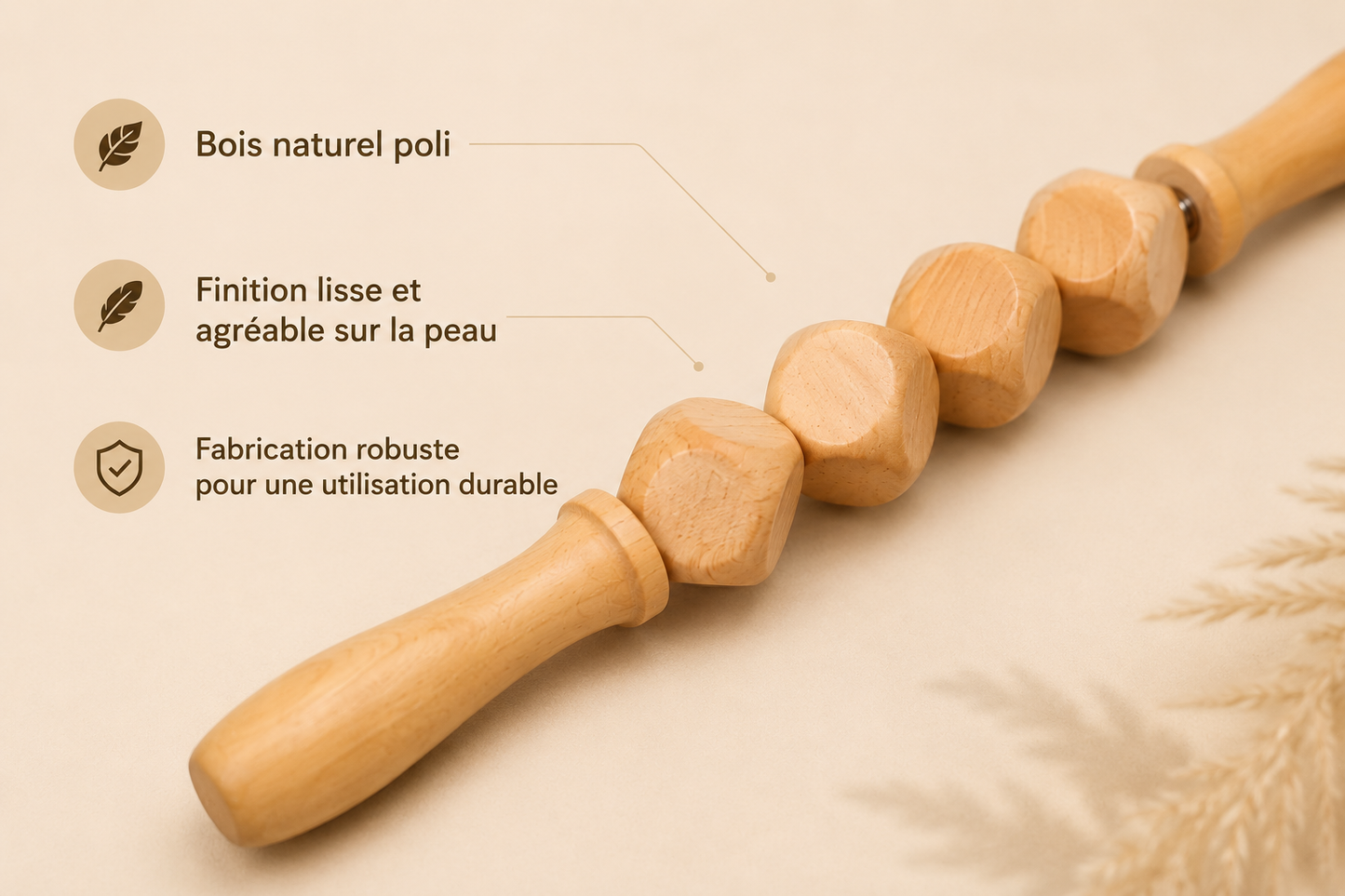 Rouleau drainant de précision