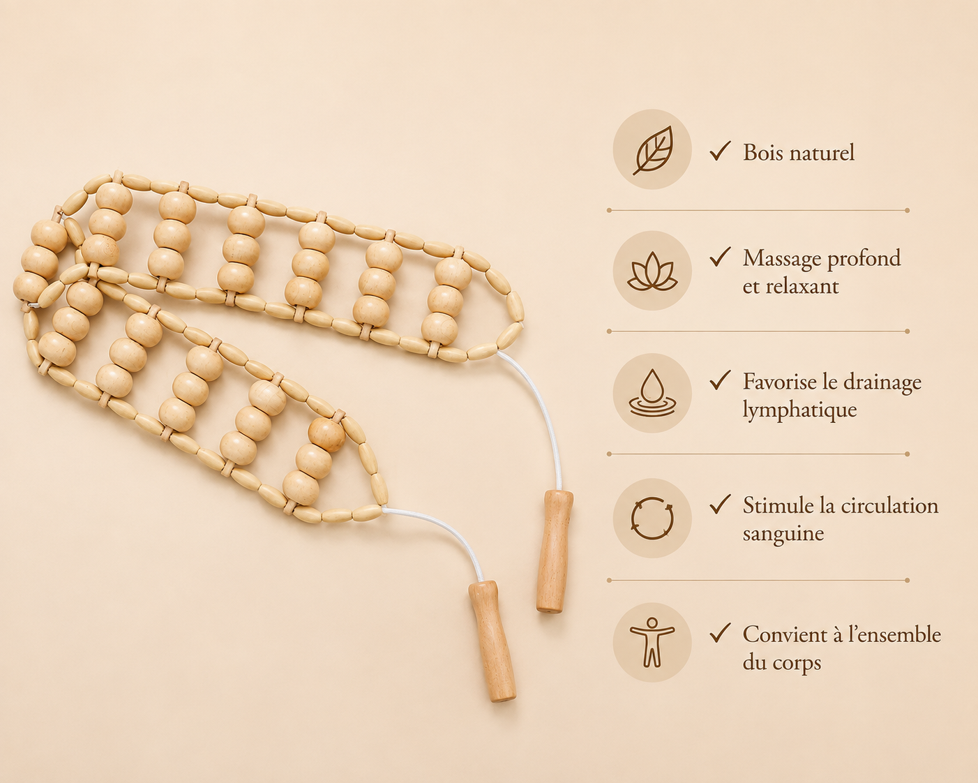 Ceinture de massage drainante
